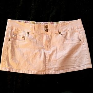 Y2K - Agaci MD Pale Pink Mini Skirt